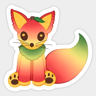 Mango Fox Sticker